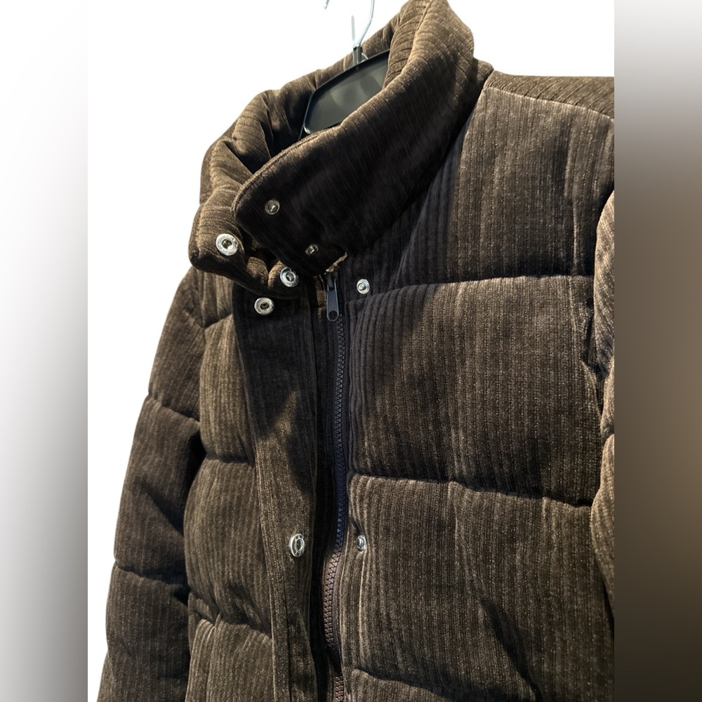 Wonderly Women’s S Brown Corduroy Puffer Jacket NWT Belk - Picture 4 of 7
